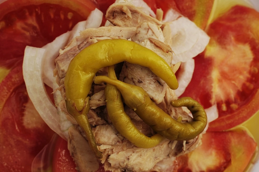 Primer plato del menú del día